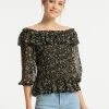 DreiMaster Blusa - Schwarz Gold, Mujer