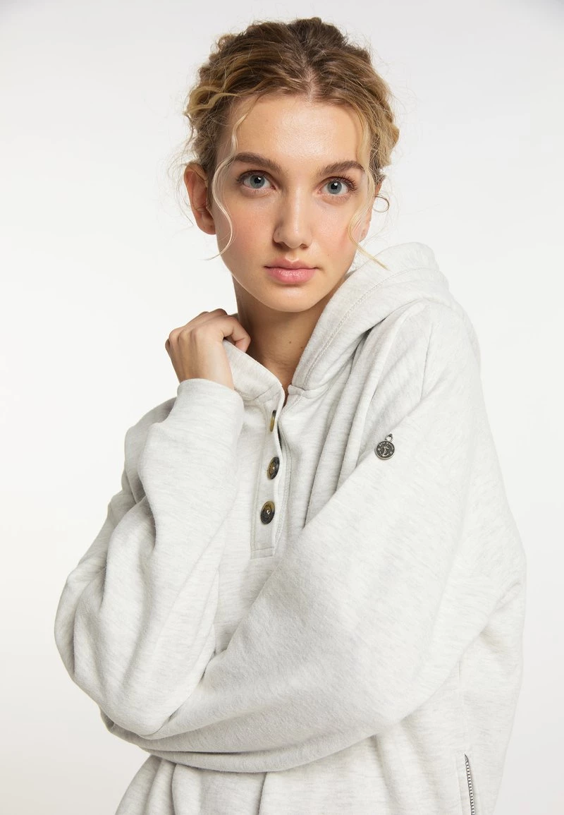 Mujer DREIMASTER TAKELAGE - Jersey Con Capucha - Wollweiss Melange 4 Mujer DREIMASTER TAKELAGE - Jersey Con Capucha - Wollweiss Melange - Imagen 4