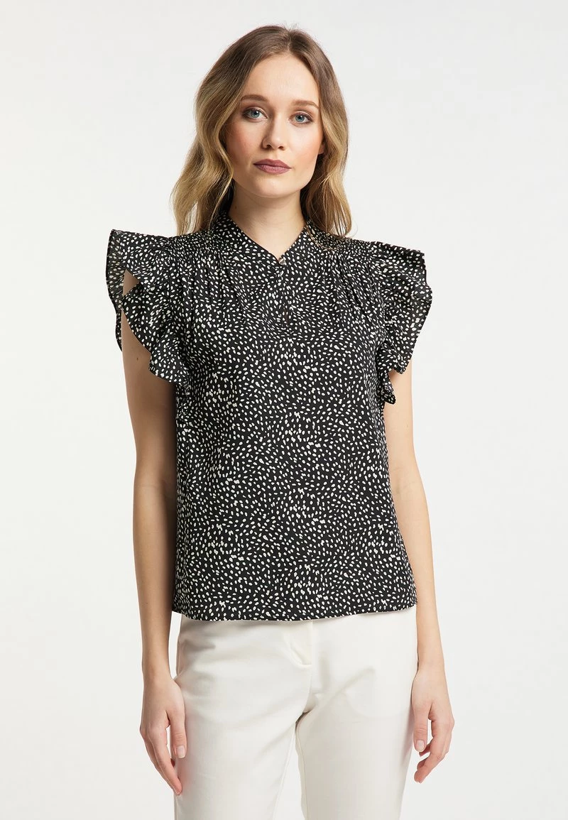 Mujer DREIMASTER BOLINE - Blusa - Schwarz Gepunktet 1 Mujer DREIMASTER BOLINE - Blusa - Schwarz Gepunktet