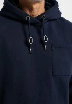 Hombre DREIMASTER TAKELAGE - Jersey Con Capucha - Dunkelmarine -Tienda DreiMaster barata 01fbd2a3e1144d2aa994122121ca1b5c