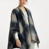 Mujer DREIMASTER BATUTTA - Poncho - Karo Blau