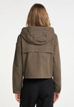 Mujer DREIMASTER INCUS - Chaqueta De Entretiempo - Grau Oliv -Tienda DreiMaster barata 042077d8e28f486ea7ab4a4f45f282b8