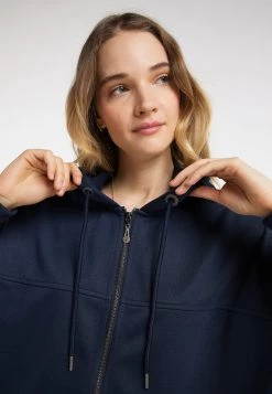 DreiMaster Mujer Sudadera Con Cremallera - Marine -Tienda DreiMaster barata 05063eb959a7400fb1bab6351af5d024