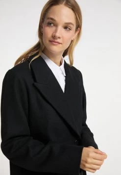 Mujer DREIMASTER BARADELLO - Abrigo Corto - Schwarz -Tienda DreiMaster barata 06d226c729e642beba6427fec294e75e