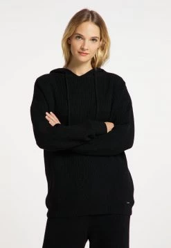 Mujer DREIMASTER KEYTI - Jersey Con Capucha - Schwarz