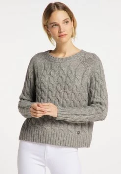 Mujer DREIMASTER INCUS - Jersey De Punto - Grau Melange