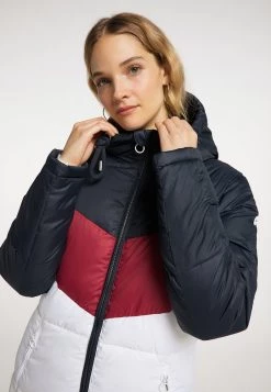 Mujer DREIMASTER EISSEGLER - Abrigo De Invierno - Dunkelmarine Weiss -Tienda DreiMaster barata 09972d476f0c41baa9806933e9a5006e