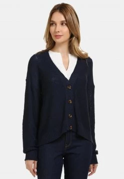 DreiMaster Mujer Chaqueta De Punto - Marine