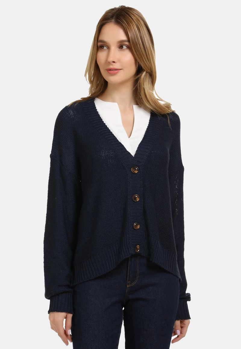 DreiMaster Mujer Chaqueta De Punto - Marine 1 DreiMaster Mujer Chaqueta De Punto - Marine