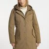 DreiMaster Mujer Abrigo De Invierno - Dunkelbeige