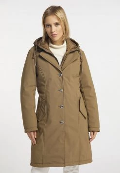 DreiMaster Mujer Abrigo De Invierno - Dunkelbeige
