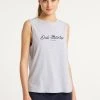 Mujer DREIMASTER TOP - Top - Hellgrau Melange