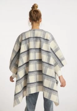 Mujer DREIMASTER BATUTTA - Poncho - Karo Grau -Tienda DreiMaster barata 0c538ce9f9d04223ad124f9e9e20aaea