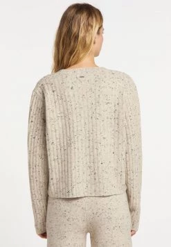 DREIMASTER INCUS - Chaqueta De Punto - Beige Melange, Mujer -Tienda DreiMaster barata 0d10fef1d80844678555c880ef162640