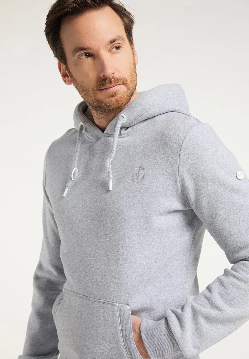 DREIMASTER KILATA - Jersey Con Capucha - Hellgrau Melange, Hombre 4 DREIMASTER KILATA - Jersey Con Capucha - Hellgrau Melange, Hombre - Imagen 4