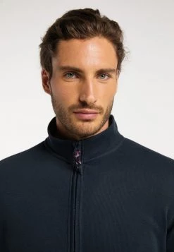 Hombre DREIMASTER KILATA - Sudadera Con Cremallera - Marine -Tienda DreiMaster barata 0de8ce34cf3e477fb3e4275a89db6c23