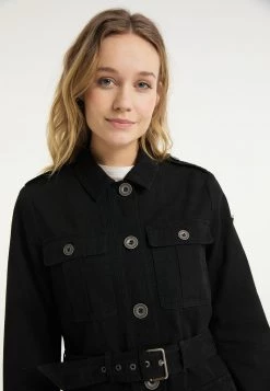 Mujer DREIMASTER INCUS - Abrigo Corto - Schwarz -Tienda DreiMaster barata 0df105f645274dd3a20e61f4f9682232