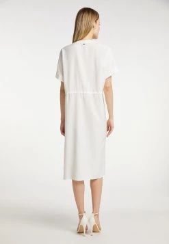 Mujer DREIMASTER EUCALY - Vestido Camisero - Wollweiss -Tienda DreiMaster barata 0e5162762e8a46a5980972edc9eaf58d