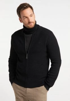 Hombre DREIMASTER FUMO - Chaqueta De Punto - Schwarz