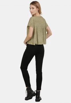 DreiMaster Mujer Camisa - Militär Oliv -Tienda DreiMaster barata 0f548f700e624a37a98e201709ea904e