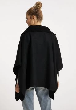 Mujer DREIMASTER BATUTTA - Poncho - Schwarz -Tienda DreiMaster barata 0f763007772a41a982581ea8f01ee66d