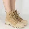 DreiMaster Mujer Botines Con Plataforma - Camel