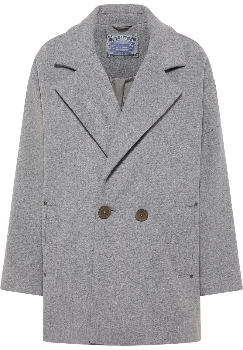 Mujer DREIMASTER KEYTI - Abrigo Clásico - Hellgrau Melange 5 Mujer DREIMASTER KEYTI - Abrigo Clásico - Hellgrau Melange - Imagen 5