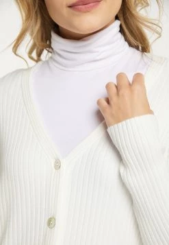 Mujer DREIMASTER BARADELLO - Chaqueta De Punto - Wollweiss -Tienda DreiMaster barata 10ac7124ca754789b7f2615bc16c0253