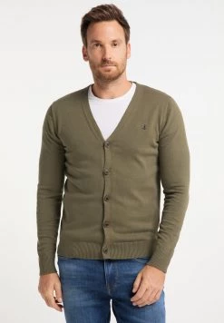 DreiMaster Hombre Chaqueta De Punto - Militär Oliv