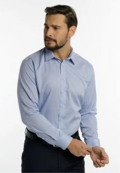 DreiMaster Camisa Elegante - Helles Jeansblau, Hombre
