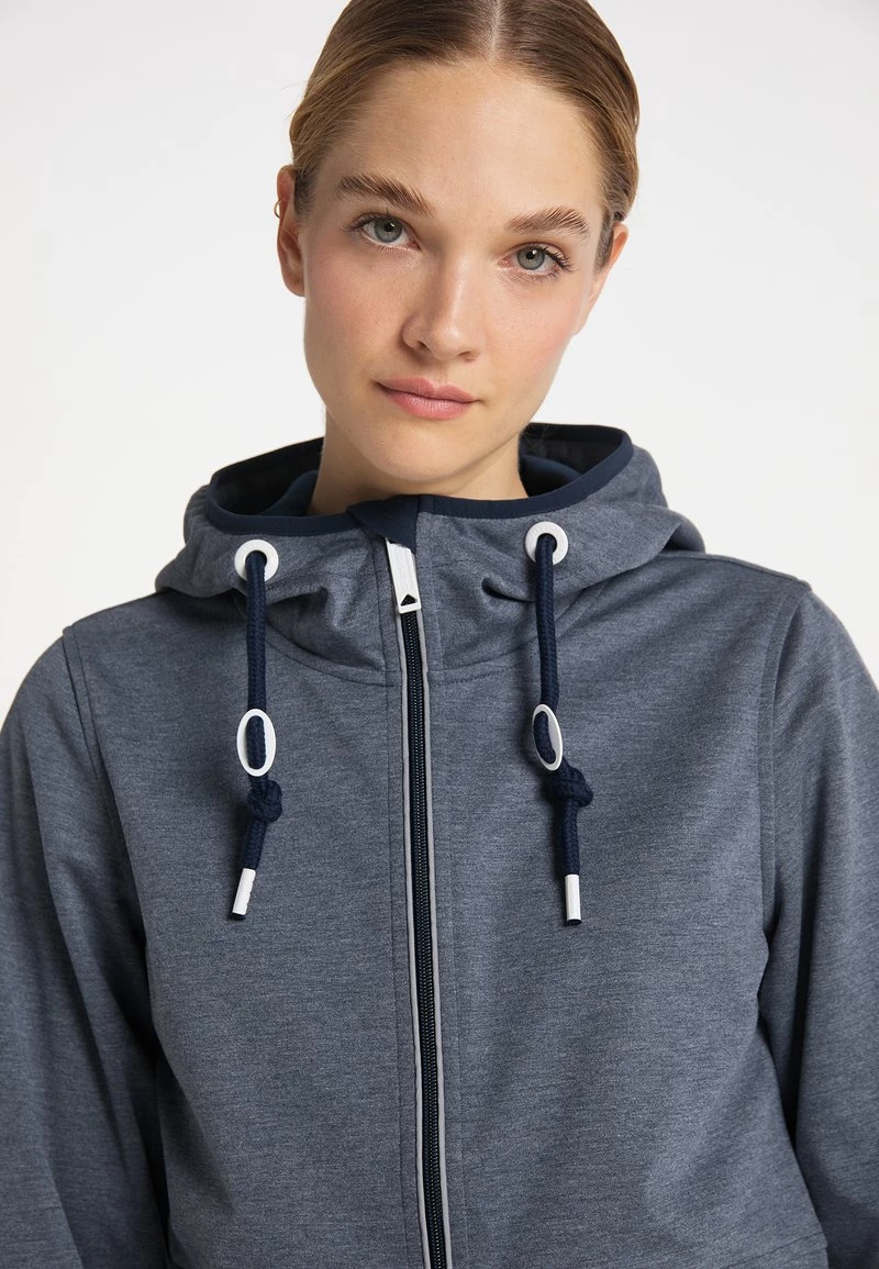 DreiMaster Mujer Chaqueta De Entretiempo - Marine Melange 4 DreiMaster Mujer Chaqueta De Entretiempo - Marine Melange - Imagen 4