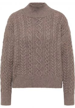 Mujer DREIMASTER KEYTI - Jersey De Punto - Schlamm Melange -Tienda DreiMaster barata 135815cc6ff642d1b8a6188495941d0a