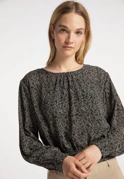 Mujer DREIMASTER CASNAGIE - Blusa - Schwarz -Tienda DreiMaster barata 13d73bd3555244368b3dfac9726bf410