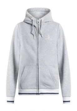 Mujer DREIMASTER KILATA - Sudadera Con Cremallera - Grau Melange -Tienda DreiMaster barata 13eac95f17e44a35888da575656bacf4