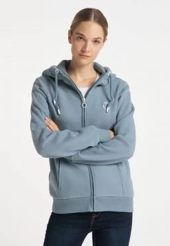 DREIMASTER KILATA - Jersey Con Capucha - Grau Blau, Mujer