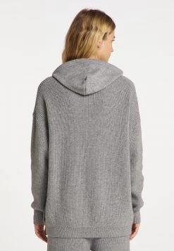 Mujer DREIMASTER KEYTI - Jersey Con Capucha - Hellgrau -Tienda DreiMaster barata 156bc1337688491e8c346f49f2bf7ab7