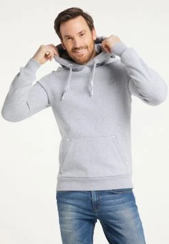 DREIMASTER KILATA - Jersey Con Capucha - Hellgrau Melange, Hombre