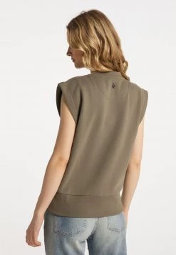 DREIMASTER TAKELAGE - Camiseta Básica - Militäroliv, Mujer -Tienda DreiMaster barata 169b30cbce384c7181eae125d02d08c4