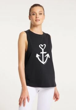 Mujer DREIMASTER TOP - Top - Black