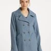 Mujer DREIMASTER KEYTI - Chaqueta De Entretiempo - Graublau