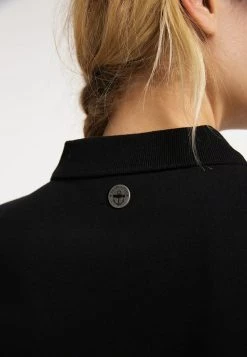 Mujer DREIMASTER BRIDGEPORT - Vestido Camisero - Schwarz -Tienda DreiMaster barata 1713b5125fbc4b42830fe6539e2df46c