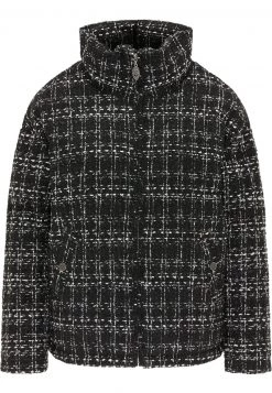 DreiMaster Mujer Chaqueta De Invierno - Schwarz Weiss -Tienda DreiMaster barata 1766d28dd5c34cbaa88ee6e2bb9f87c6