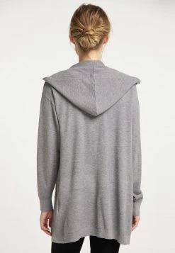 Mujer DREIMASTER BRIDGEPORT - Chaqueta De Punto - Dunkelgrau -Tienda DreiMaster barata 178b1a0149fc4383bf9539ad2b5601a0