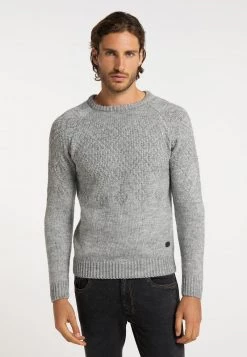 Hombre DREIMASTER ABREL - Jersey De Punto - Hellgrau