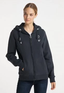 DREIMASTER KILATA - Jersey Con Capucha - Dunkelmarine, Mujer