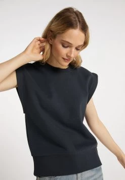 Mujer DREIMASTER TAKELAGE - Camiseta Básica - Dunkelmarine -Tienda DreiMaster barata 1814d5365ca74bf1856b21124f8afdfd