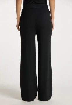 Mujer DREIMASTER TEYLON - Pantalones - Schwarz -Tienda DreiMaster barata 184fd19fa5a94536b1dc085565038214