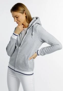 Mujer DREIMASTER KILATA - Sudadera Con Cremallera - Grau Melange