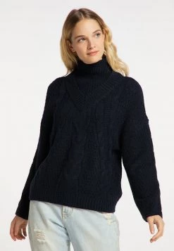 DREIMASTER INCUS - Jersey De Punto - Marine, Mujer