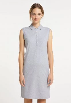 Mujer DREIMASTER BRIDGEPORT - Vestido De Tubo - Hellgrau Melange